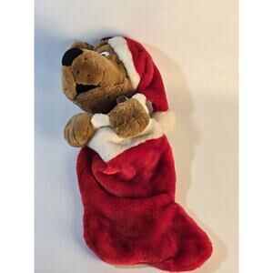 Gemmy Cartoon Network Singing Talking Scooby Doo Christmas Stocking works 2000